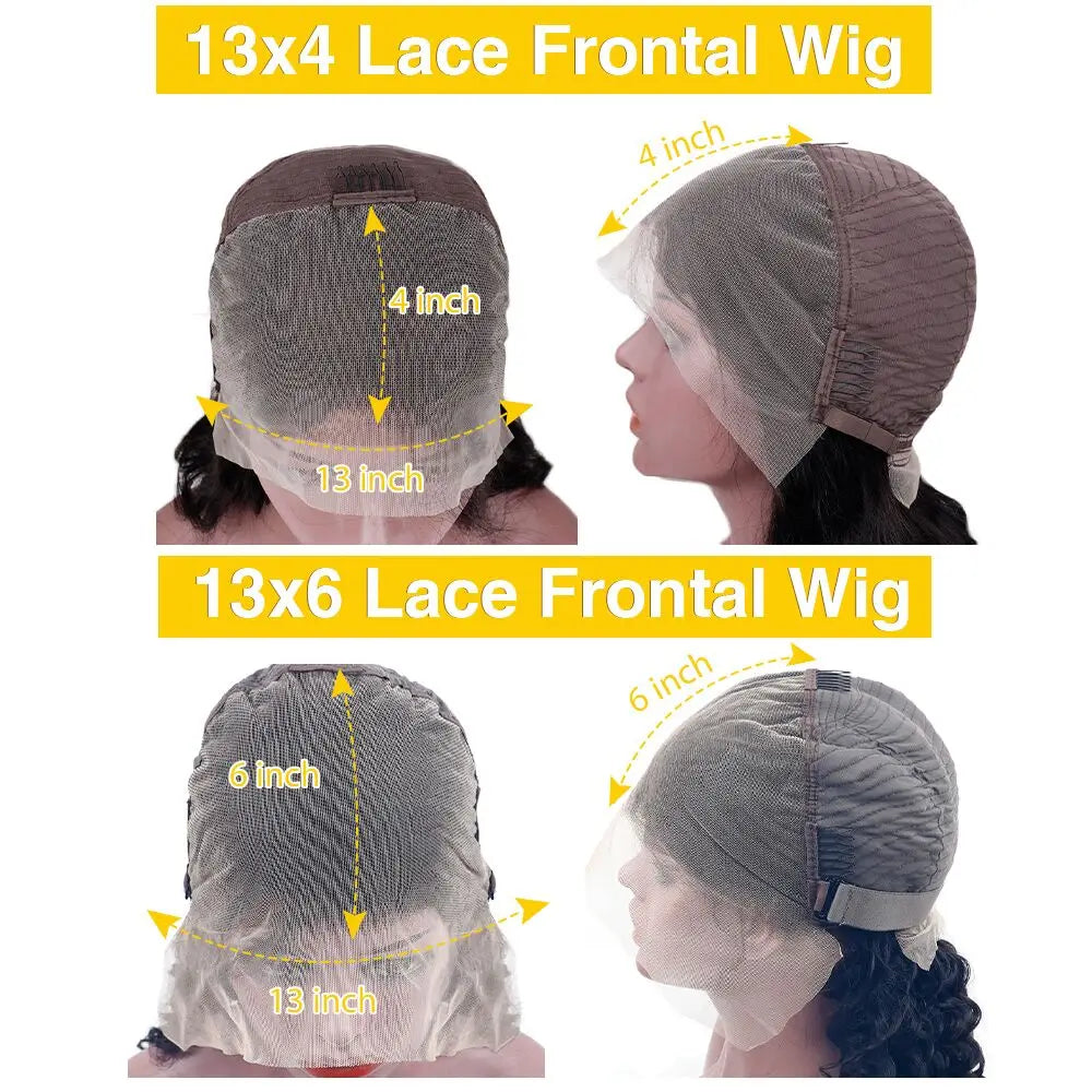 Deep Wave HD Lace Front Human Hair Wig